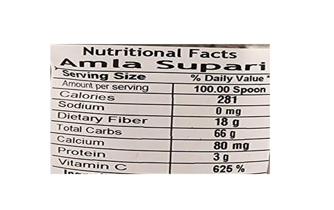 Leeve Dry fruits Amla Supari    Pack  200 grams